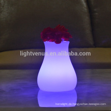 Innenbereich modern geformte Vase Schreibtisch Lampen Dekoration Batterie portable Leuchte Tischleuchte